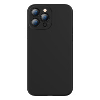 Силиконов гръб ултра тънък BASEUS Liquid Silica Gel Case за Apple iPhone 14 Pro Max 6.7 черен